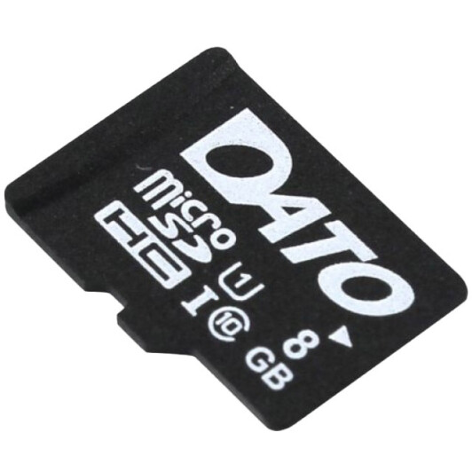 Карта памяти Dato microSDHC 8 ГБ с SD-адаптером