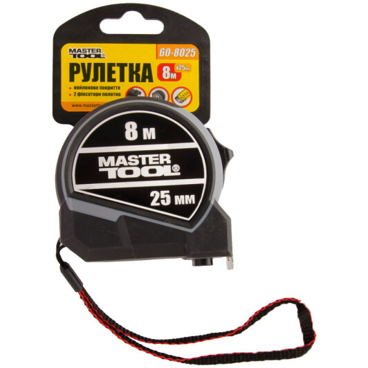 Рулетка MasterTool 60-8025 8 м