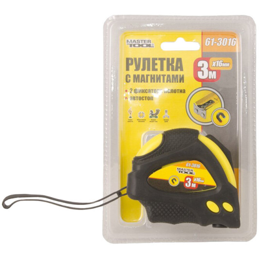 Рулетка MasterTool 61-3016 3 м