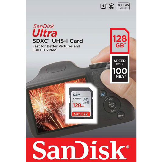 Карта пам’яті SanDisk Ultra Light SDXC 128 ГБ