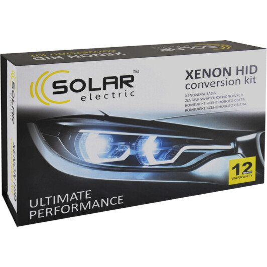 Автолампа Solar H1 P14,5s 35 W прозора 4143