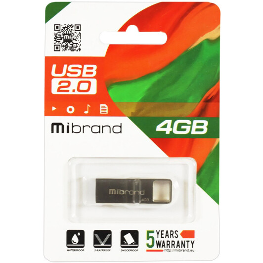 Флешка Mibrand Shark 4 ГБ