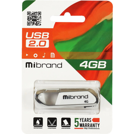 Флешка Mibrand Aligator 4 ГБ