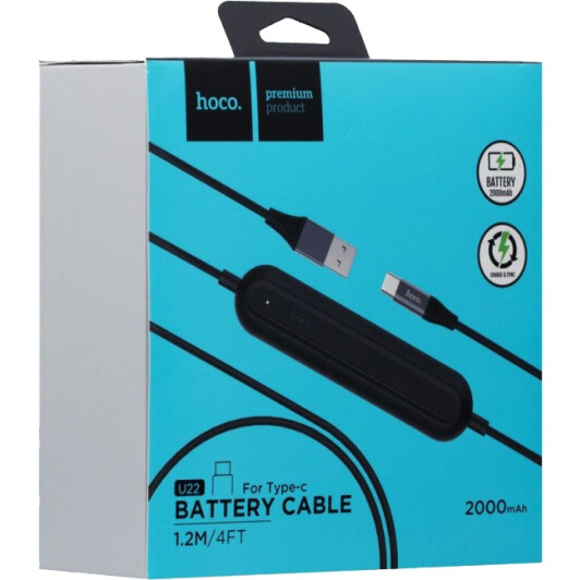 Повербанк Hoco U22 2000 mAh чорний
