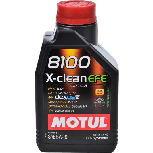 Моторное масло Motul 8100 X-Clean EFE 5W-30 1 л на Chevrolet Lacetti