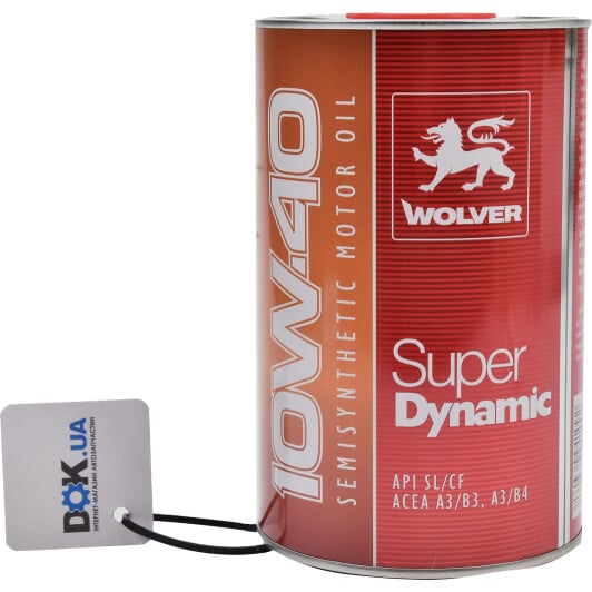 Моторна олива Wolver Super Dynamic 10W-40 1 л на Ford Mustang