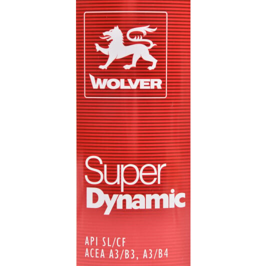 Моторное масло Wolver Super Dynamic 10W-40 1 л на Renault Grand Scenic