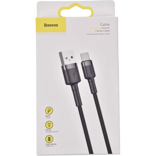 Кабель Baseus Cafule CATKLF-AG1 USB - USB type-C 0,5 м