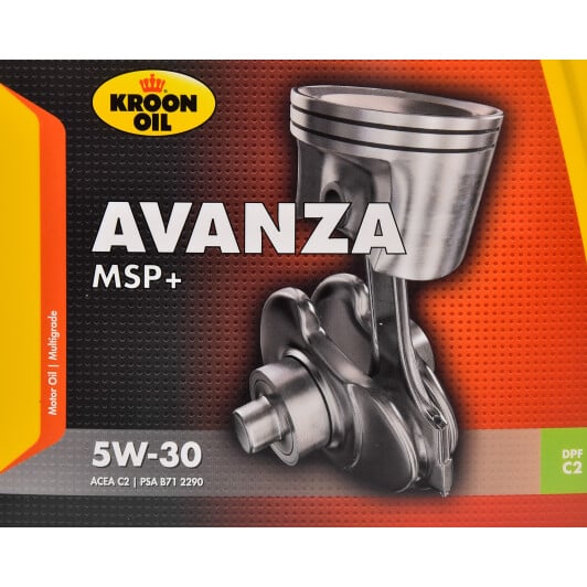 Моторное масло Kroon Oil Avanza MSP+ 5W-30 5 л на Mazda 6
