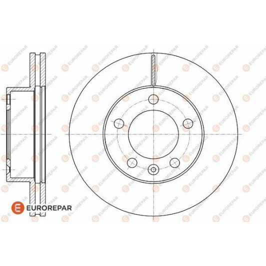 Тормозной диск Eurorepar 1618885880