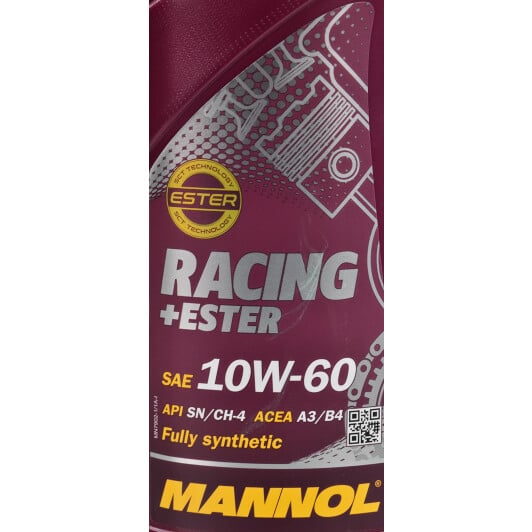 Моторное масло Mannol Racing + Ester 10W-60 1 л на Peugeot 305