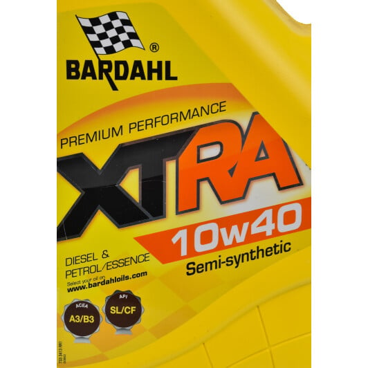 Моторное масло Bardahl XTRA 10W-40 5 л на Nissan Tiida
