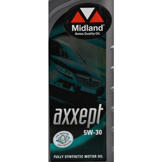 Моторна олива Midland Axxept 5W-30 на Toyota Aygo