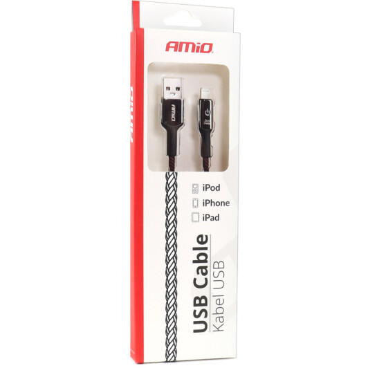 Кабель Amio 02527 USB - Apple Lightning 1 м