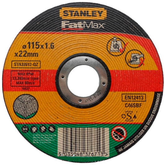 Круг відрізний Stanley FatMax STA32612-QZ 115 мм