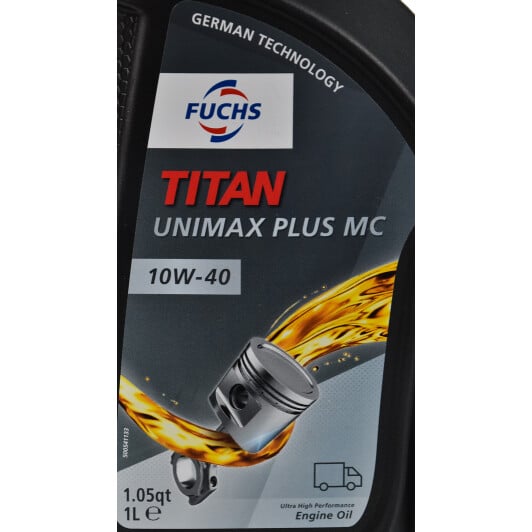 Моторное масло Fuchs Titan Unimax Plus MC 10W-40 1 л на Honda Stream