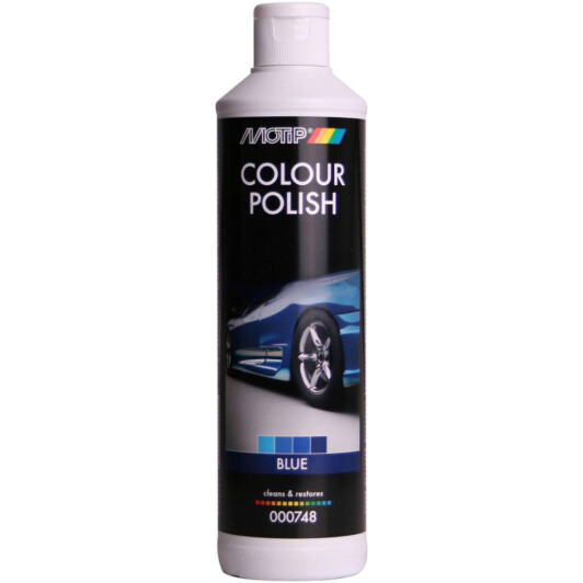 Кольоровий поліроль для кузова Motip Color Polish синій 500 мл