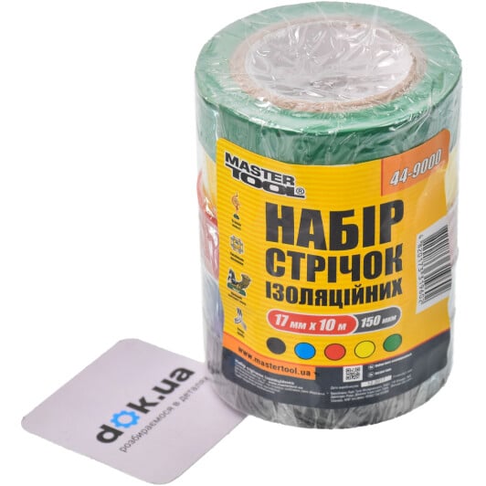 Набор изоленты MasterTool 44-9000 ассорти ПВХ 5 шт