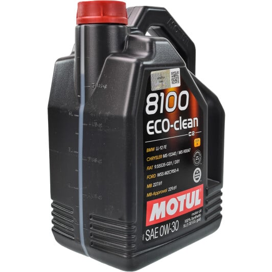 Моторное масло Motul 8100 Eco-Clean 0W-30 5 л на Fiat Doblo