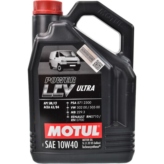 Моторное масло Motul Power LCV Ultra 10W-40 5 л на Volvo 940