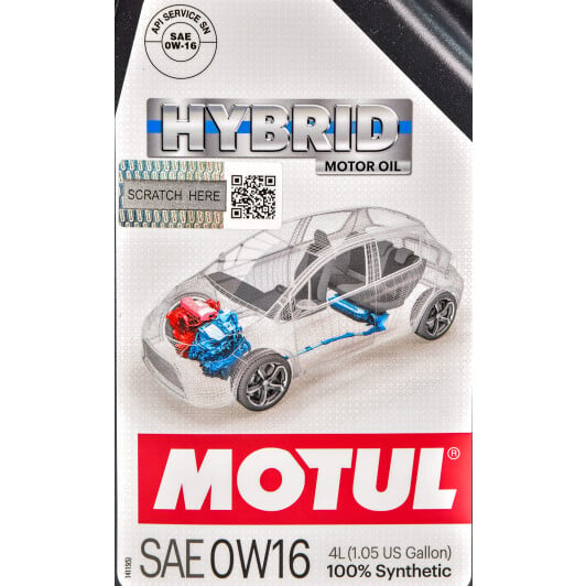 Моторное масло Motul Hybrid 0W-16 4 л на Mazda MPV