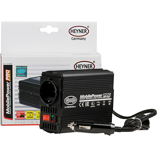 Инвертор Heyner Mobile Power S Pro 150 W 511900