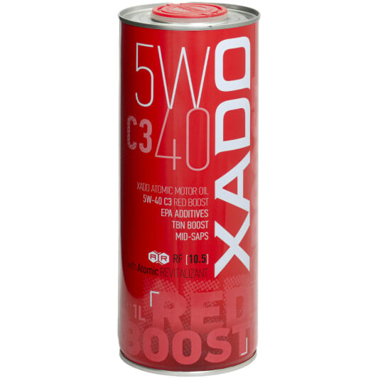 Моторное масло Xado Atomic Oil C3 RED BOOST 5W-40 1 л на Ford B-Max