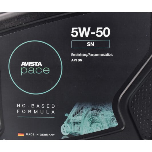 Моторное масло AVISTA Pace SN 5W-50 4 л на Mercedes S-Class