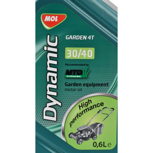 Моторное масло 4T MOL Dynamic Garden 30W минеральное