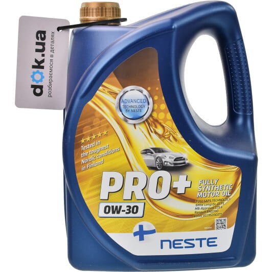 Моторное масло Neste Pro+ 0W-30 4 л на Citroen ZX