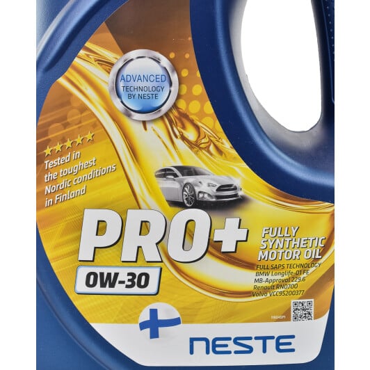 Моторна олива Neste Pro+ 0W-30 4 л на Chevrolet Camaro
