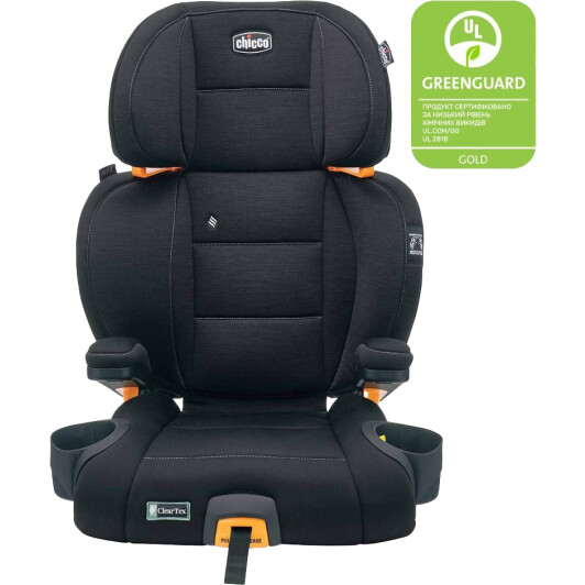 Автокресло-бустер Chicco KidFit ClearTex Plus Черный Черный