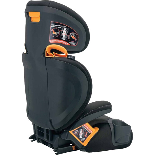 Автокресло-бустер Chicco KidFit ClearTex Plus Черный Черный