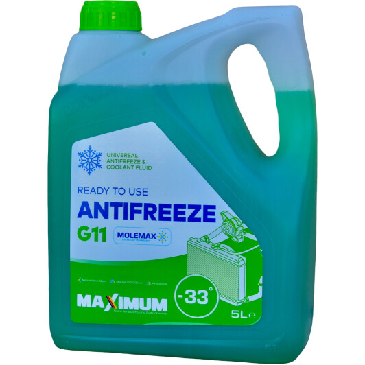 Готовий антифриз Maximum Anti-Freeze G11 зелений -33 °C