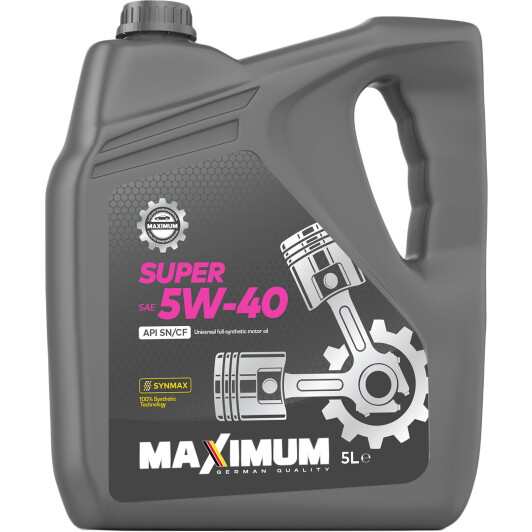 Моторна олива Maximum Super 5W-40 5 л на Lada Priora