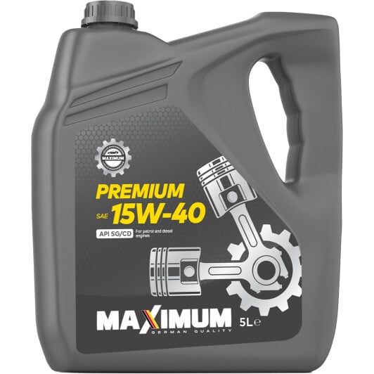 Моторное масло Maximum Premium 15W-40 5 л на Seat Terra