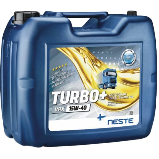 Моторное масло Neste Turbo+ VPX 15W-40 20 л на Nissan 200 SX