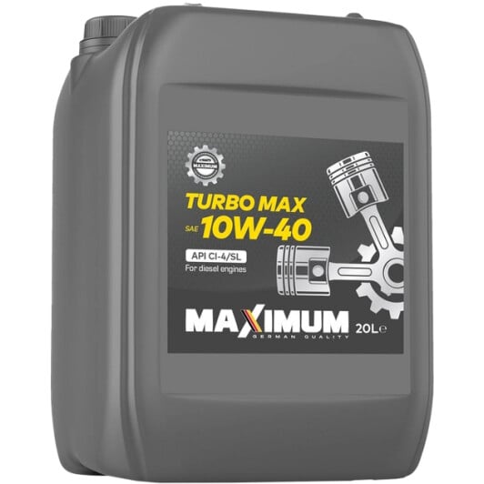 Моторное масло Maximum Turbo Max 10W-40 20 л на Hyundai Genesis