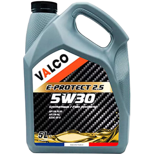 Моторное масло Valco E-PROTECT 2.5 5W-30 5 л на Renault Rapid