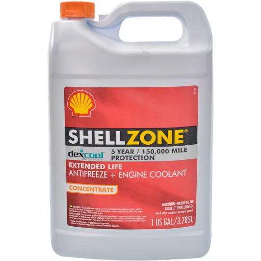 Shell Shell Zone Dex-Cool Extended Life G12 красный концентрат антифриза