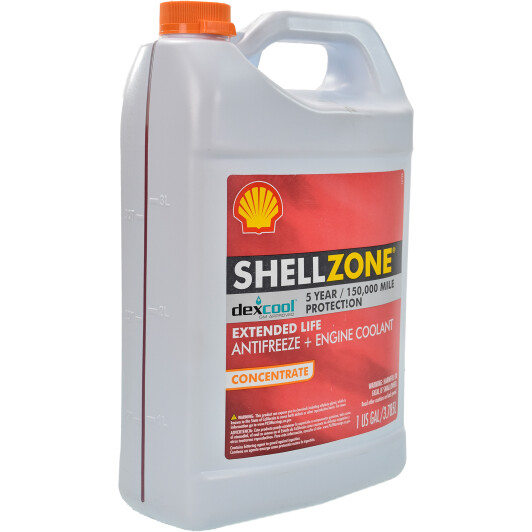 Shell Shell Zone Dex-Cool Extended Life G12 красный концентрат антифриза