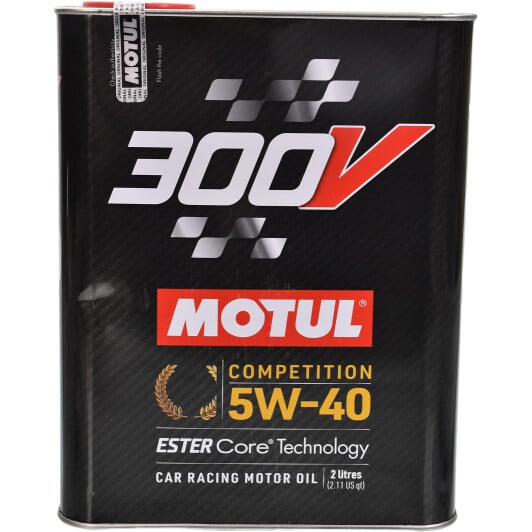 Моторное масло Motul 300V Competition 5W-40 2 л на Chevrolet Beretta