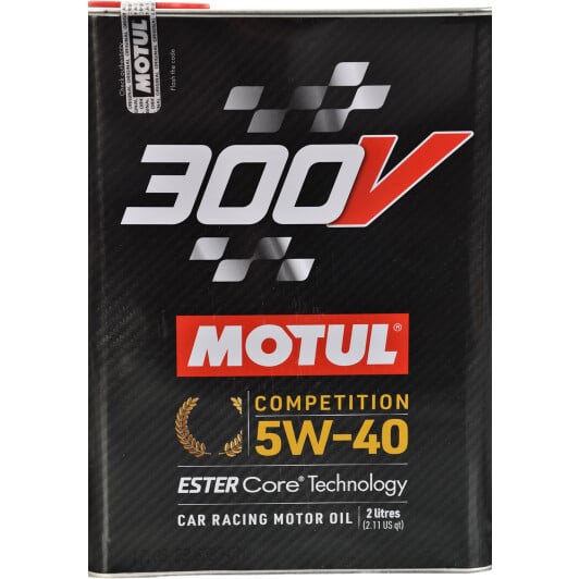 Моторное масло Motul 300V Competition 5W-40 2 л на SAAB 900