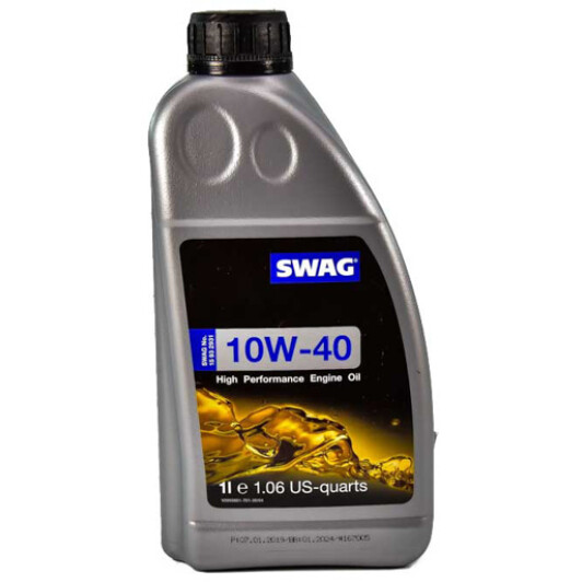 Моторна олива SWAG 10W-40 1 л на Chevrolet Niva