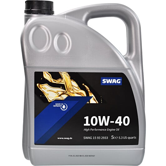 Моторное масло SWAG 10W-40 5 л на Chrysler Crossfire
