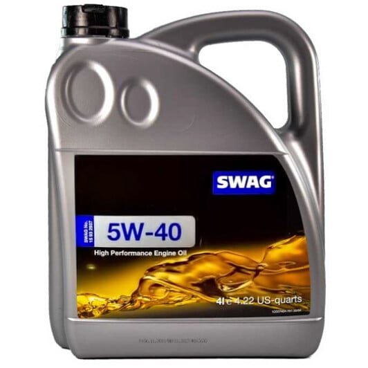 Моторное масло SWAG 5W-40 4 л на BMW 1 Series