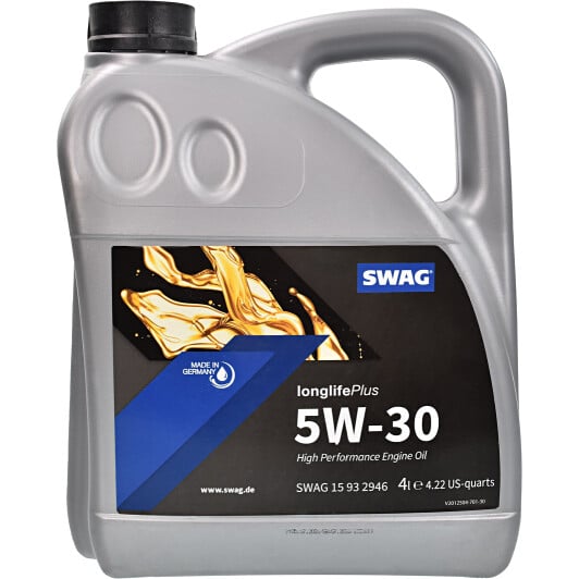 Моторное масло SWAG Longlife Plus 5W-30 4 л на Volvo V60