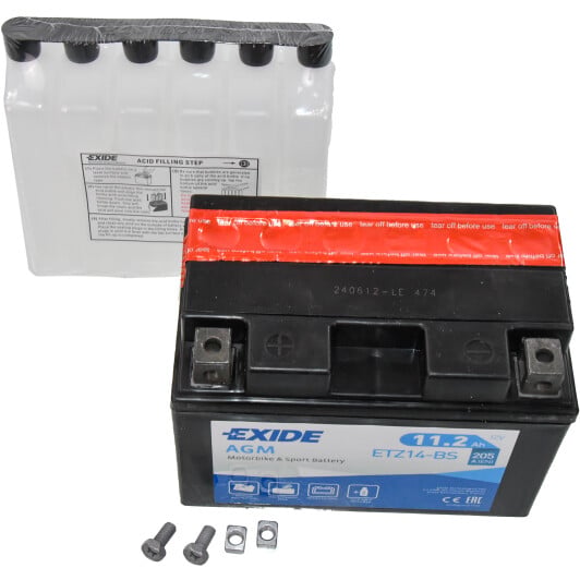 Аккумулятор Exide 6 CT-11,2-L AGM ETZ14-BS