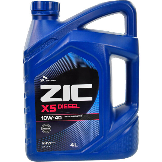Масло ZIC X5 Diesel 10W-40 4 л на Porsche Cayenne
