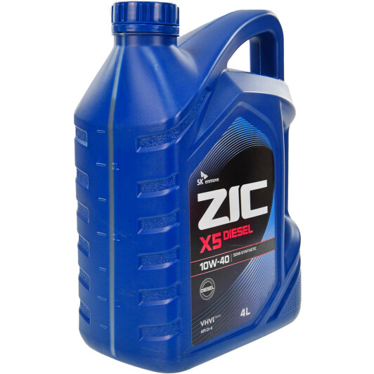 Масло ZIC X5 Diesel 10W-40 4 л на Porsche Cayenne